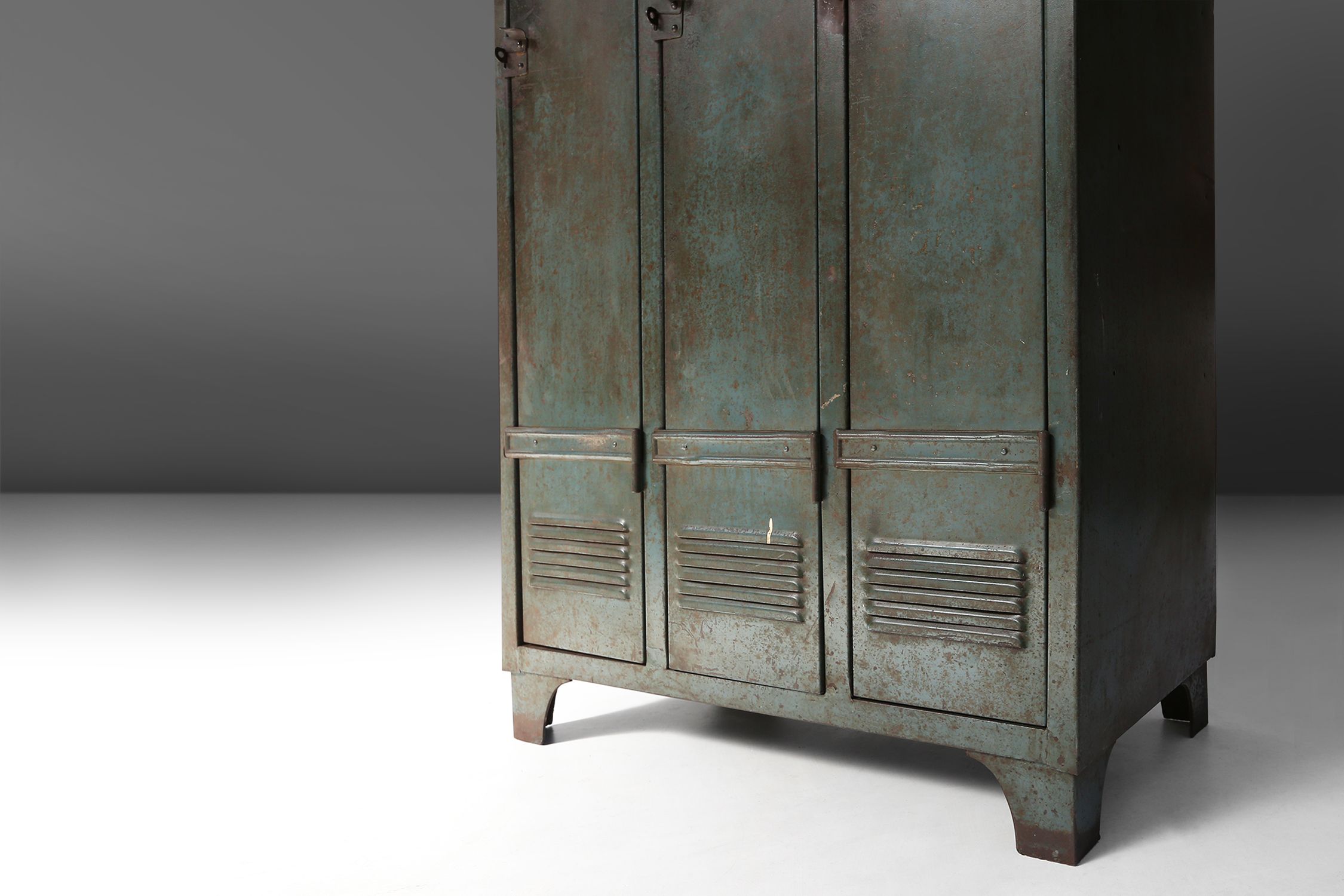 Antique Industrial Storage Locker, France ca. 1910thumbnail